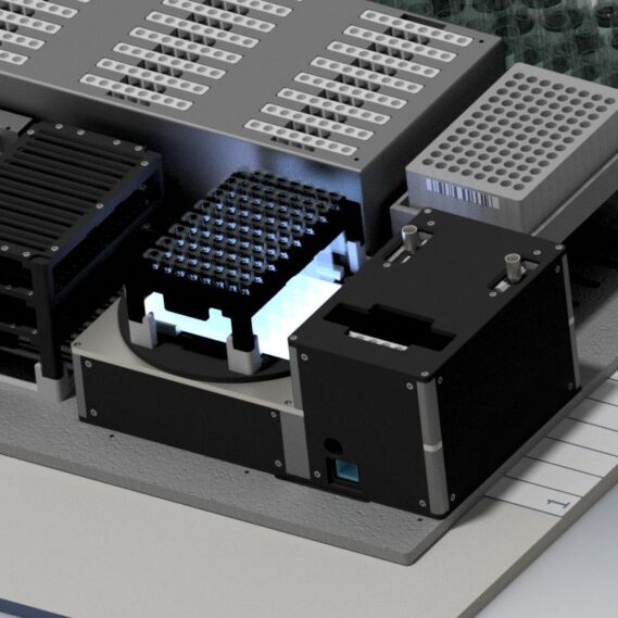 CAD drawing of the turntable base plate